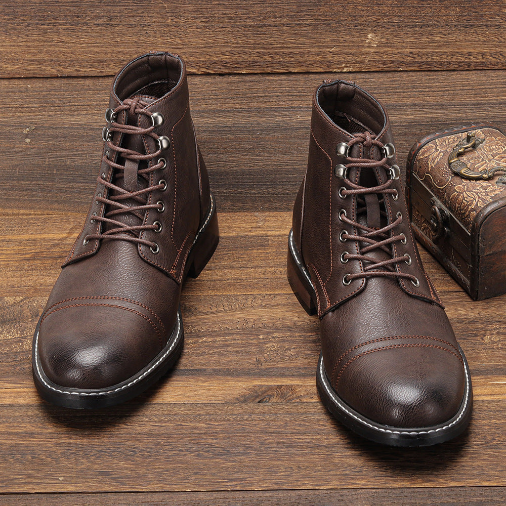 Stivali Retrò in Pelle – Martin Boots Vintage