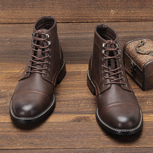 Stivali Retrò in Pelle – Martin Boots Vintage