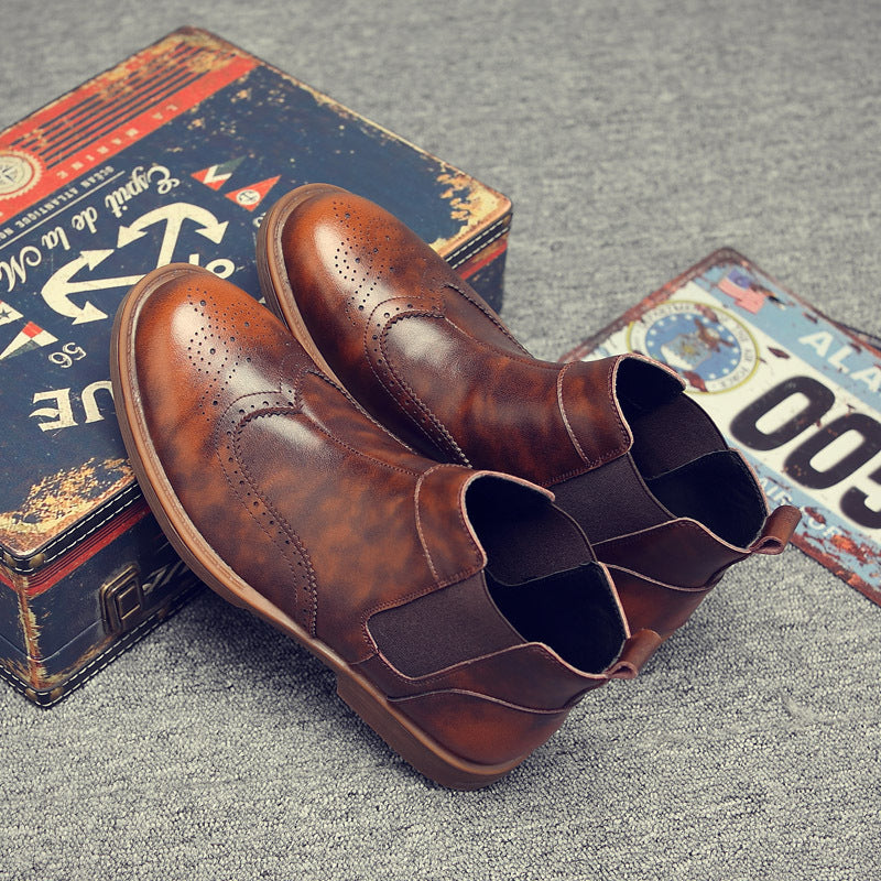 Stivaletti Retrò in Pelle – Martin Boots Premium