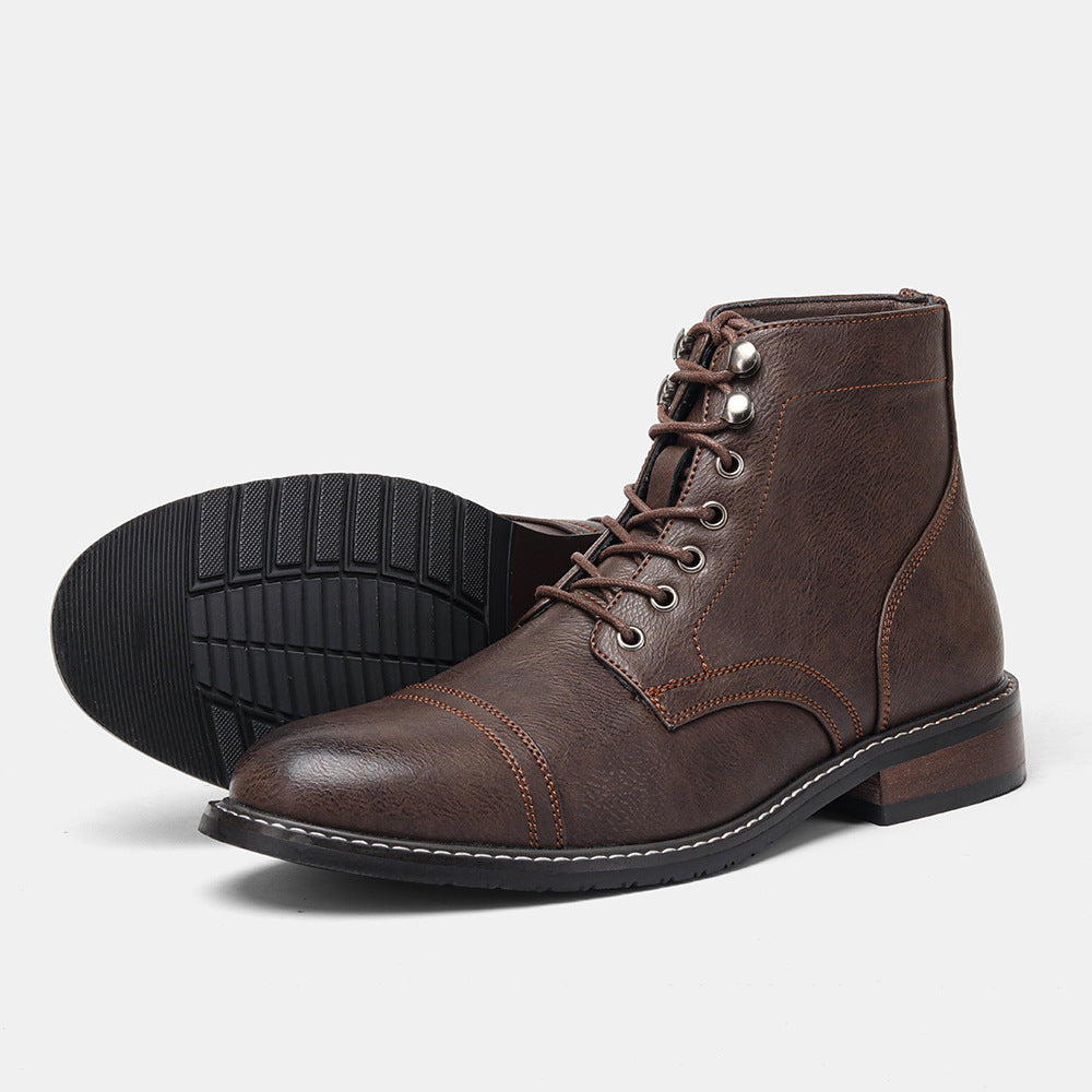 Stivali Retrò in Pelle – Martin Boots Vintage